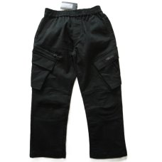 FDX10: Boys Black Straight Leg Cargo Pant (6-13 Years)